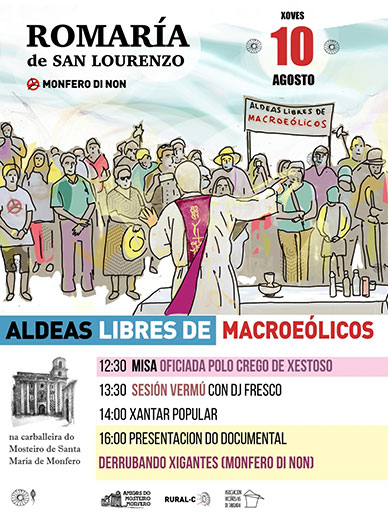 Sigue a loita contra a destrucción das Aldeas polos Macroeólicos