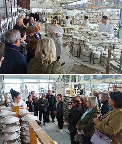 La UNED Senior Coruña de visita en Sargadelos de Sada