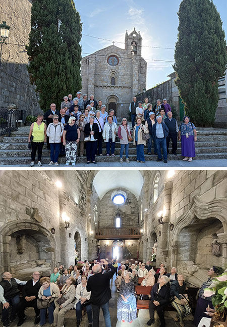 A UNED Senior Coruña visita Vilagarcía