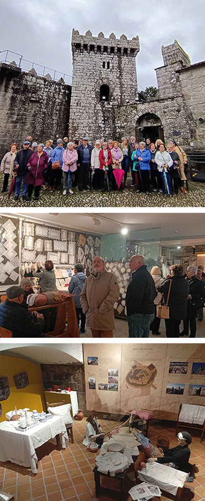 Alumnos de la UNED Senior Coruña recibidos por la Alcaldesa de Vimianzo