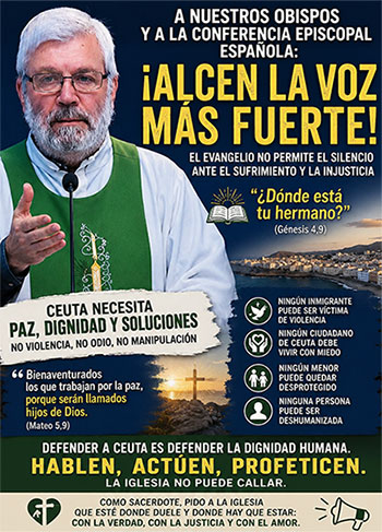 Como sacerdote, pido a nuestros obispos que no callen ante Ceuta