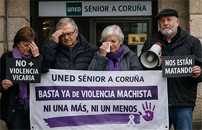 La UNED Senior Coruña ante la brutal sucesión de crímenes machistas