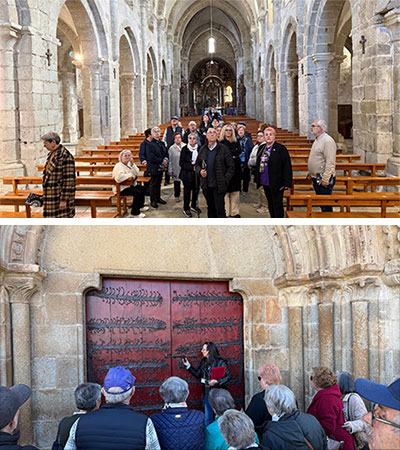 Visita de la Asociación de Mayores de Momán a Meira