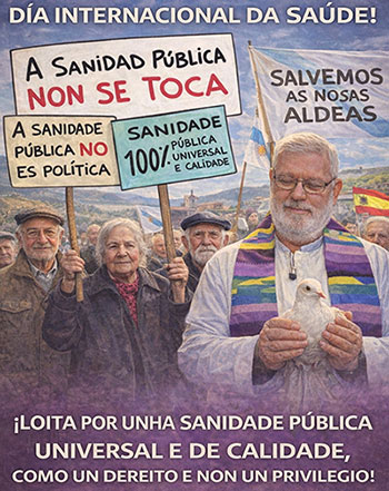 Non aos recortes sanitarios, non ao peche de Centros Médicos nas Parroquias da nosa Galicia interior
