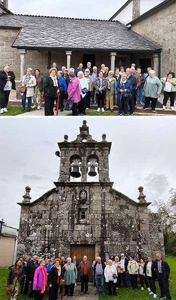 Visita aos frescos das Igrexas parroquiais de Labrada e Os Vilares (Guitiriz)