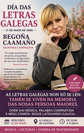 Encontro das persoas maiores coas Letras Galegas 2026