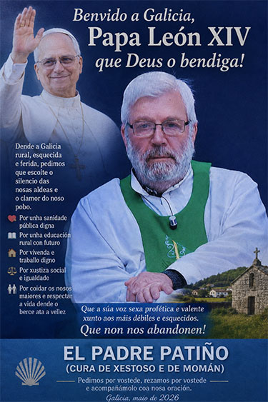 Carta abierta al Papa León XIV. Desde la Galicia olvidada.