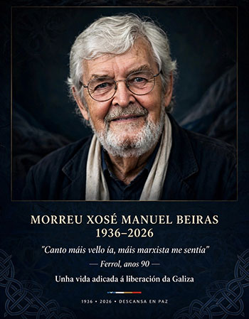 Descanse en paz, Xosé Manuel Beiras