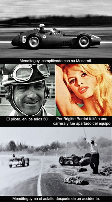 Charly Menditeguy, el piloto de F1 que no se presentó a una carrera porque había quedado con Brigitte Bardot