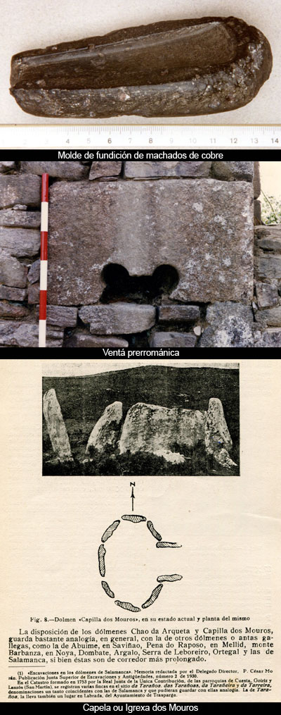 Machados neolíticos atopados nas medoñas
