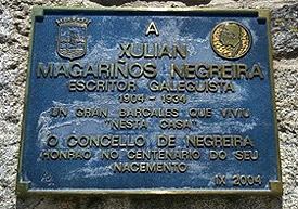 Casas literarias: Xulián Magariños Negreira