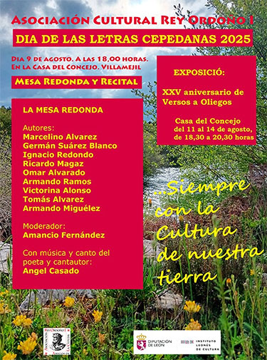 La Cepeda es Cultura. Llega el Dia de las Letras Cepedanas 2025