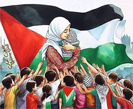 Fátima llora en Gaza