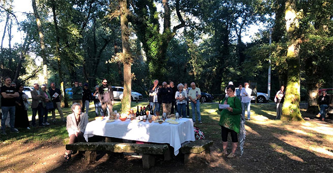 A María Xosé Neira Maseda na entrega 'A navalla do Manuel'