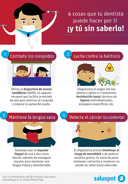 4 cosas que tu dentista puede hacer por ti y no lo sabías 