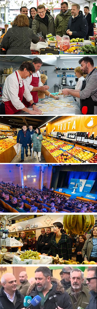La campaña autonómica se va a las ferias en busca de fruta