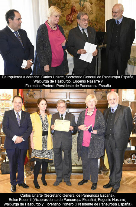XVI Premio Otto de Hasburgo a Eugenio Nasarre