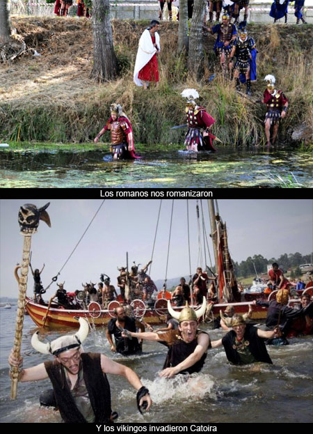 Galaicos, Romanos y Vikingos