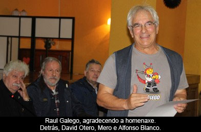 Raul Galego, Chairego de Honra 