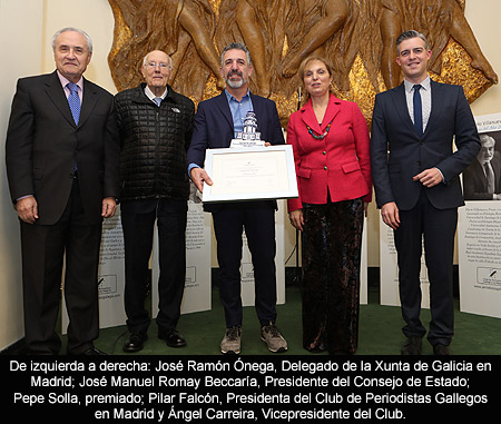  Pepe Solla, elegido Gallego del Año 2017